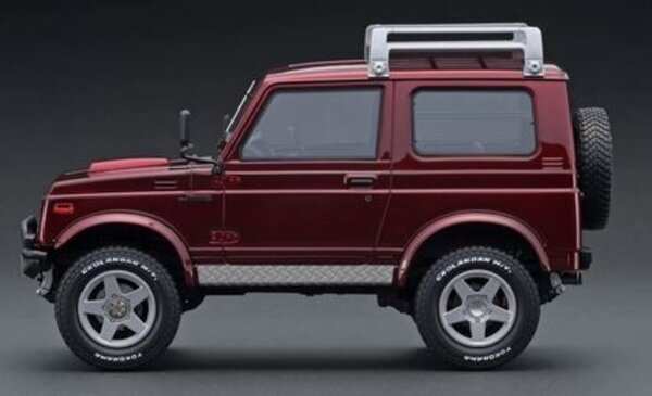 Suzuki Suzuki Jimny Sierra (JA11) 1999 16 Inch Wheels + Roof Rack - 1:18 - Ignition Model Suzuki Suzuki Jimny Sierra (JA11) 1999 16 Inch Wheels + Roof Rack - 1:18 - Ignition Model