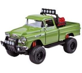 Chevrolet Chevrolet Apache Fleetside  Pick-Up Off Road 1958 - 1:24 - Motor Max Chevrolet Chevrolet Apache Fleetside  Pick-Up Off Road 1958 - 1:24 - Motor Max
