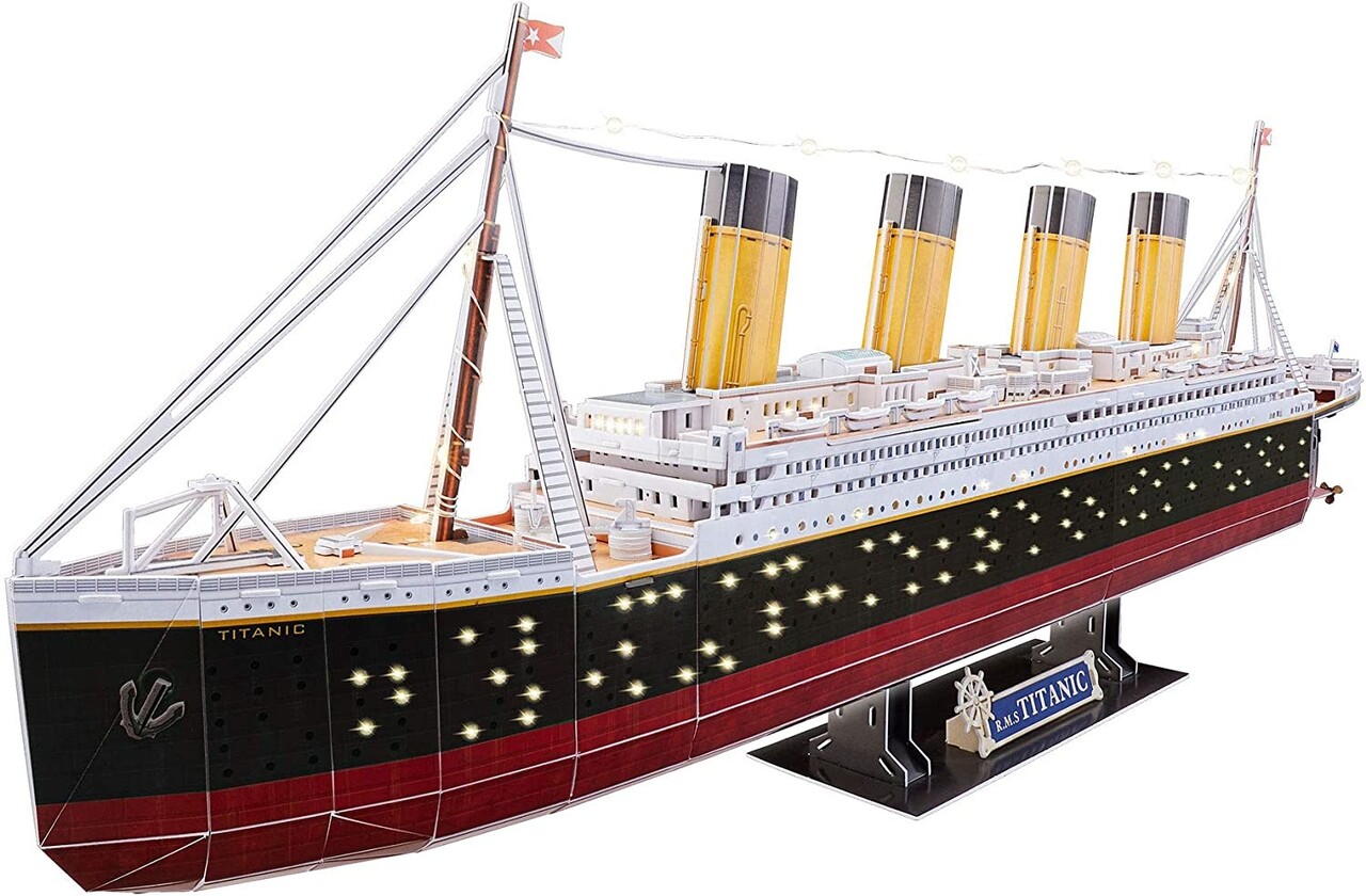 3D Puzzel RMS Titanic + LED - Revell 3D Puzzel RMS Titanic + LED - Revell