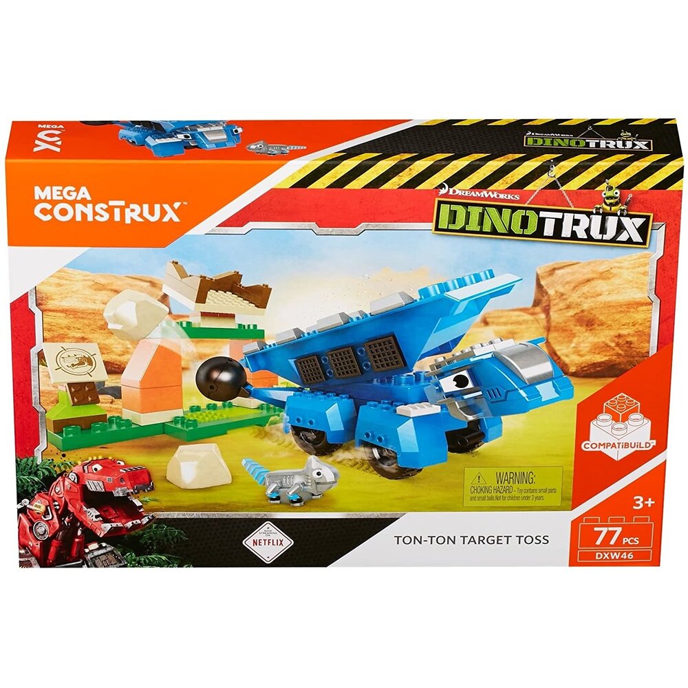 Mega Construx Dinotrux TonTon Target Toss Mattel HMKT