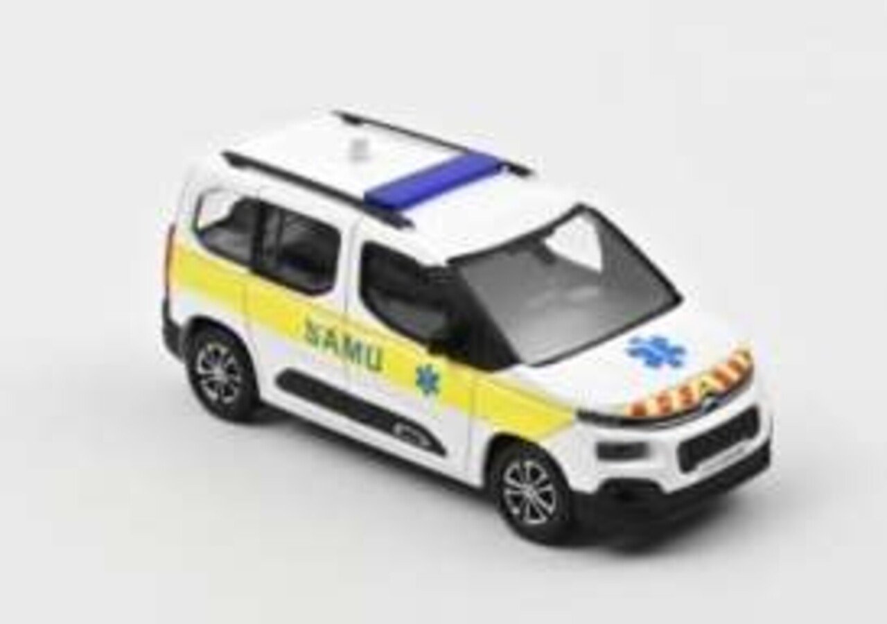 Citroen Citroen Berlingo Ambulance 'Urgent Medical Aid Service' (SAMU) 2020 - 1:43 - Norev Citroen Citroen Berlingo Ambulance 'Urgent Medical Aid Service' (SAMU) 2020 - 1:43 - Norev