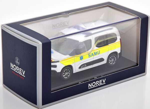 Citroen Citroen Berlingo Ambulance 'Urgent Medical Aid Service' (SAMU) 2020 - 1:43 - Norev Citroen Citroen Berlingo Ambulance 'Urgent Medical Aid Service' (SAMU) 2020 - 1:43 - Norev
