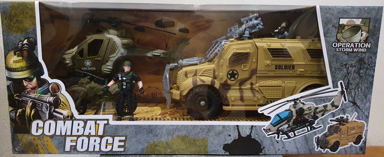Johntoy Johntoy Combat Force Operation Storm Wind 26063 - Doos afmetingen: 57 x 14 x 23,5 cm