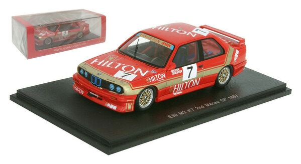 BMW BMW E30 M3 #7 2nd Macau GP 1987 - 1:43 - Spark BMW BMW E30 M3 #7 2nd Macau GP 1987 - 1:43 - Spark