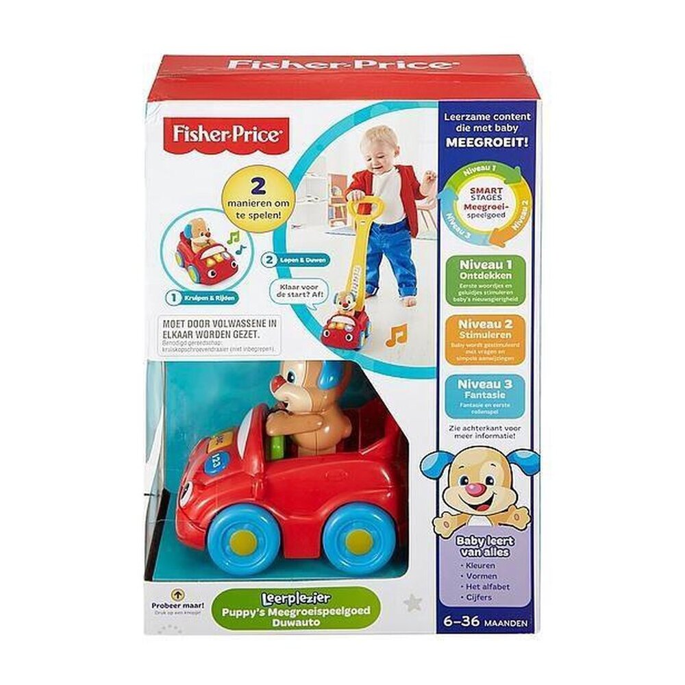 Fisher-Price Fisher-Price Puppy's Meegroeispeelgoed Duwauto