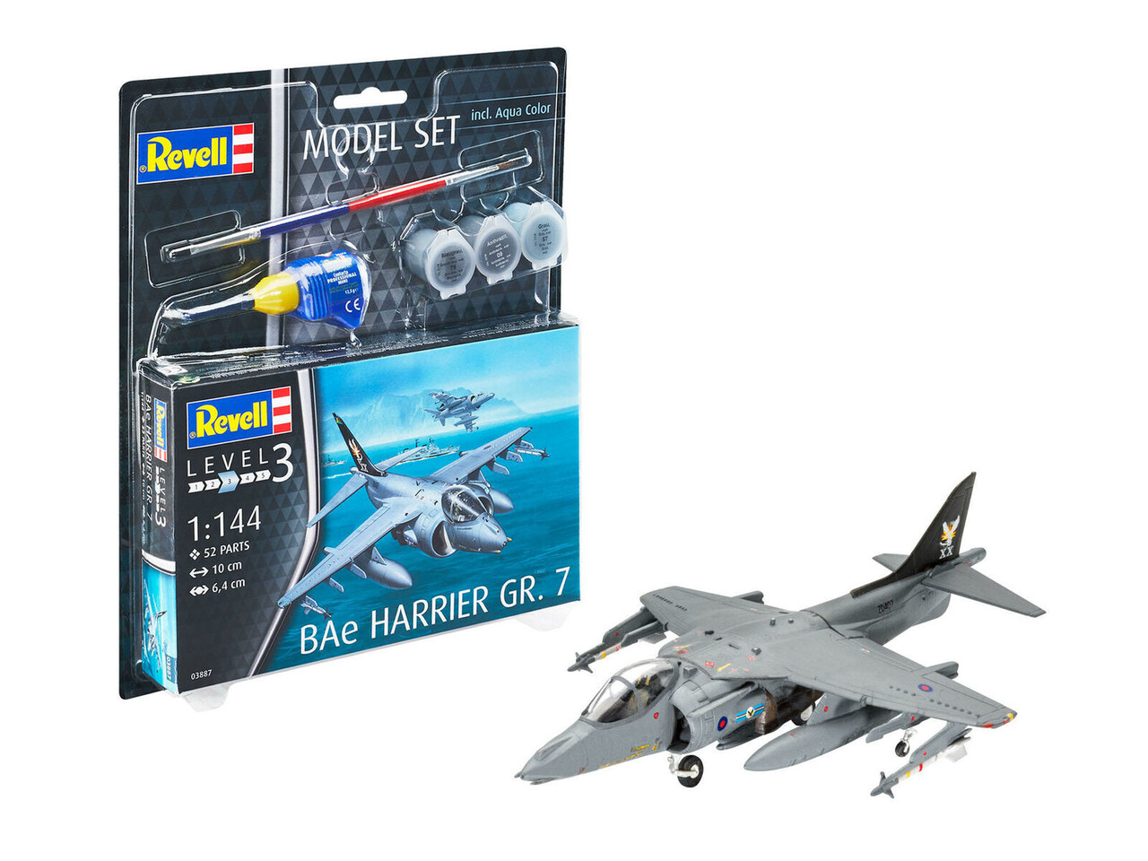 BAe Harrier Gr. 7 + Aqua Color - 1:144 - Revell BAe Harrier Gr. 7 + Aqua Color - 1:144 - Revell