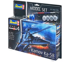 Kamov Ka-58 Stealth Helicopter + Aqua Color - 1:72 - Revell Kamov Ka-58 Stealth Helicopter + Aqua Color - 1:72 - Revell