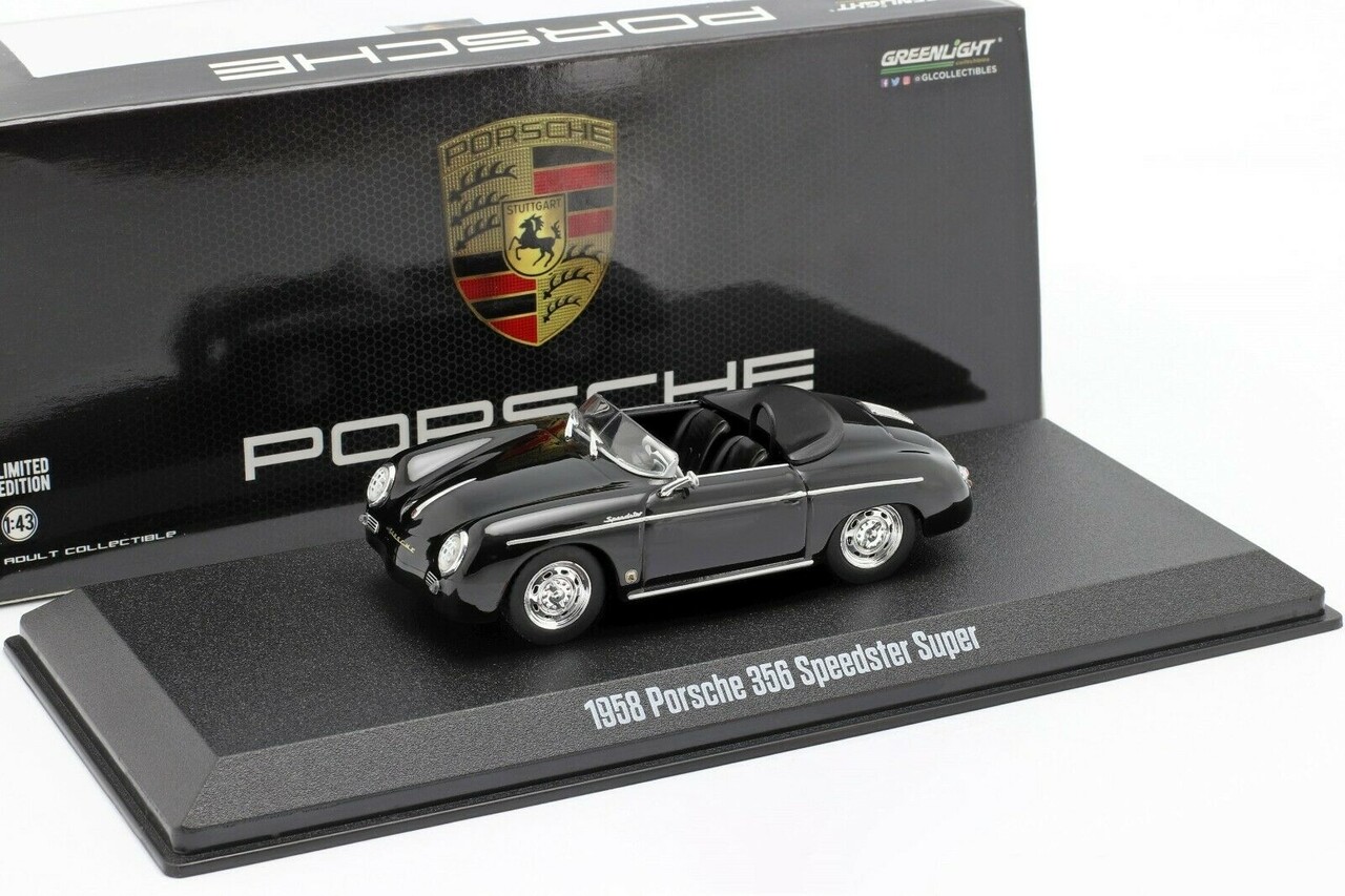 Porsche Porsche 356 Speedster Super 1958 - 1:43 - Greenlight Porsche Porsche 356 Speedster Super 1958 - 1:43 - Greenlight