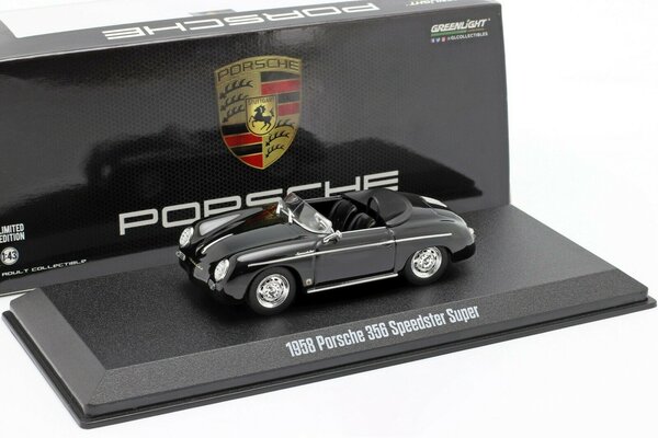 Porsche Porsche 356 Speedster Super 1958 - 1:43 - Greenlight Porsche Porsche 356 Speedster Super 1958 - 1:43 - Greenlight
