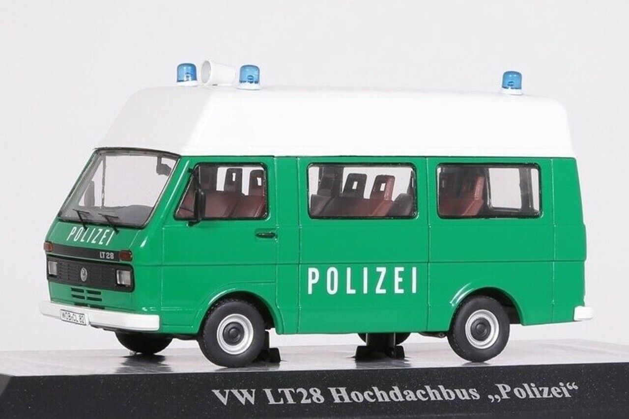 Volkswagen Volkswagen LT28 Hochdachbus 'Polizei' - 1:43 - Premium ClassiXXs