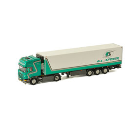 Scania Scania R4 Topline 4x2 + Reefer Semitrailer 3 Axle A.J.Stigter Transport' - 1:50 - WSI Models Scania Scania R4 Topline 4x2 + Reefer Semitrailer 3 Axle A.J.Stigter Transport' - 1:50 - WSI Models