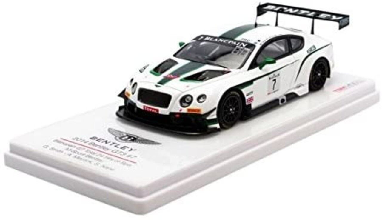 Bentley Bentley Continental GT3 #7 Blancpain GT Total 24 Hrs of Spa 2014 - 1:43 - TrueScale Miniatures Bentley Bentley Continental GT3 #7 Blancpain GT Total 24 Hrs of Spa 2014 - 1:43 - TrueScale Miniatures
