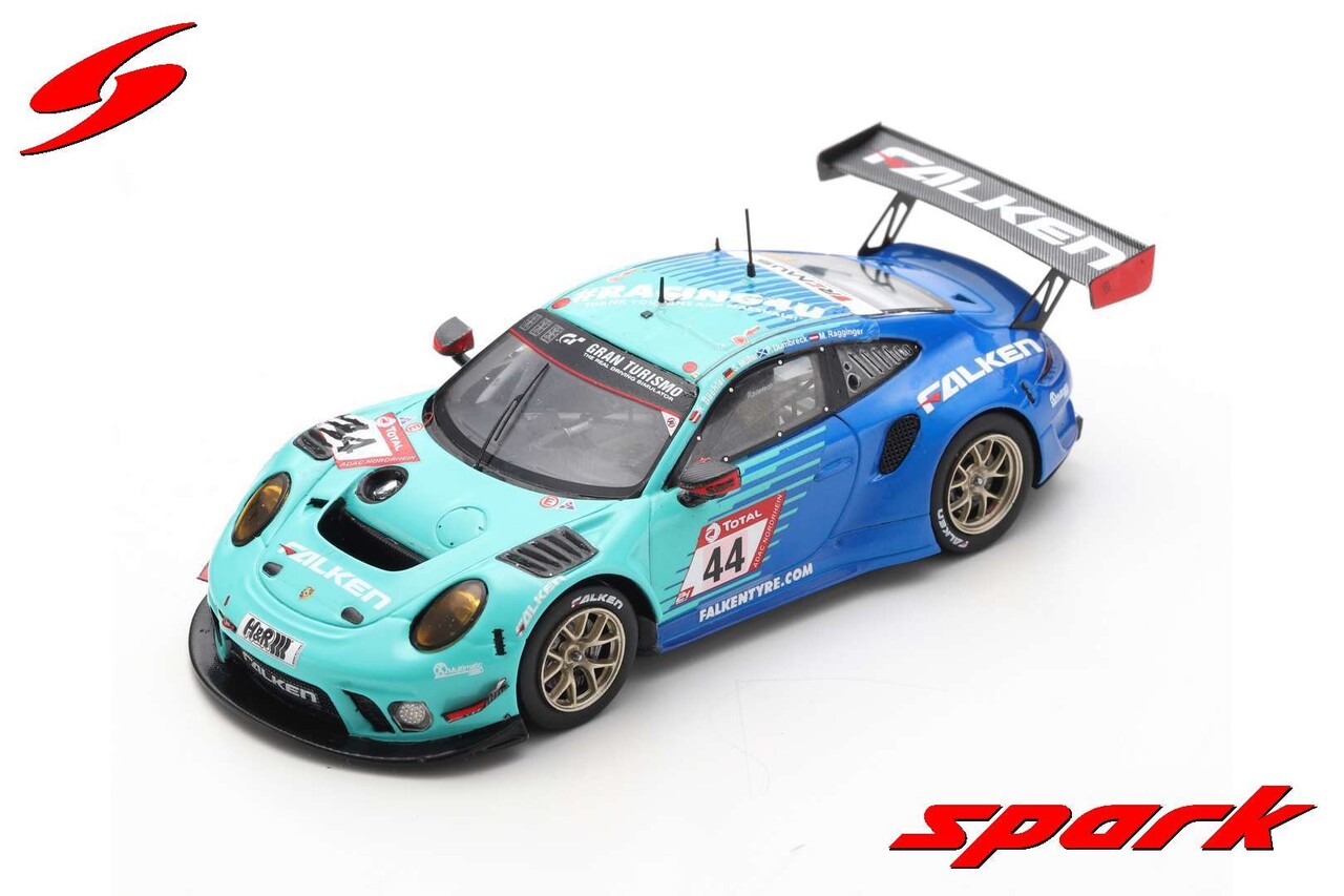 Porsche Porsche 911 GT3 R #44 Falken Motorsports 10th 24H Nürburgring 2020 - 1:43 - Spark Porsche Porsche 911 GT3 R #44 Falken Motorsports 10th 24H Nürburgring 2020 - 1:43 - Spark