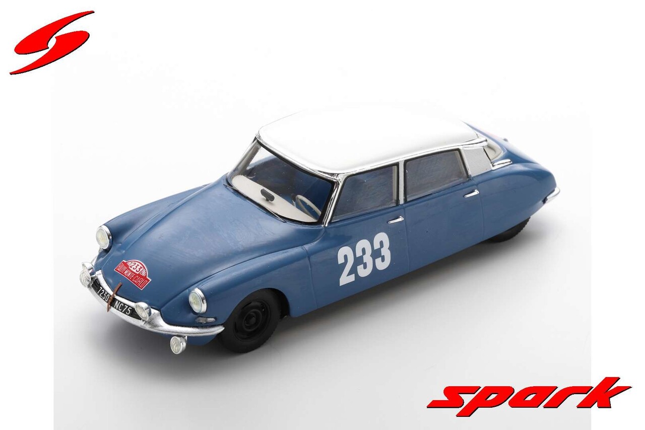 Citroen Citroen DS19 #233 2nd Rally Monte Carlo 1963 - 1:43 - Spark