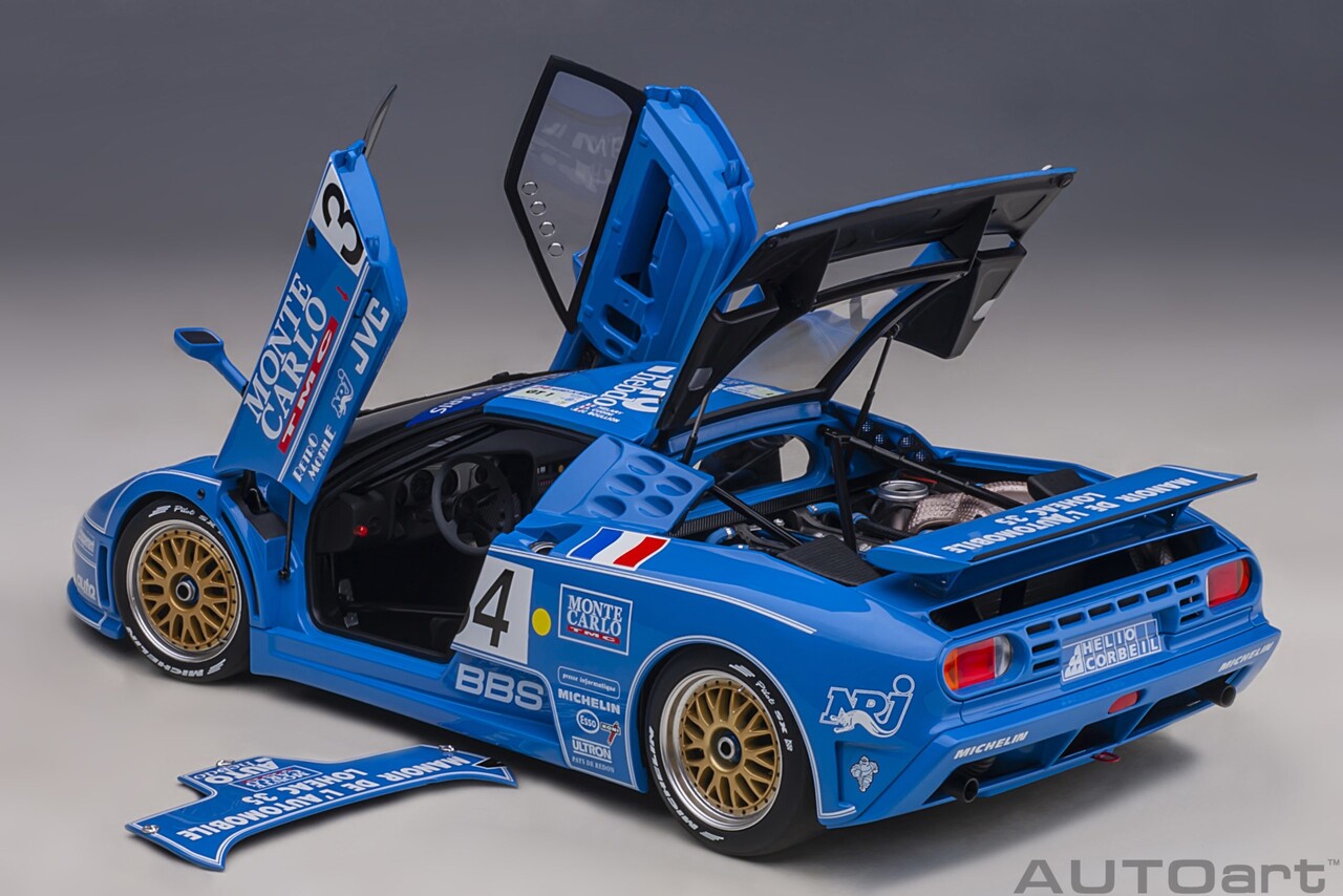 Bugatti Bugatti EB110 LM #34 24H Le Mans 1994 - 1:18 - AUTOart Bugatti Bugatti EB110 LM #34 24H Le Mans 1994 - 1:18 - AUTOart