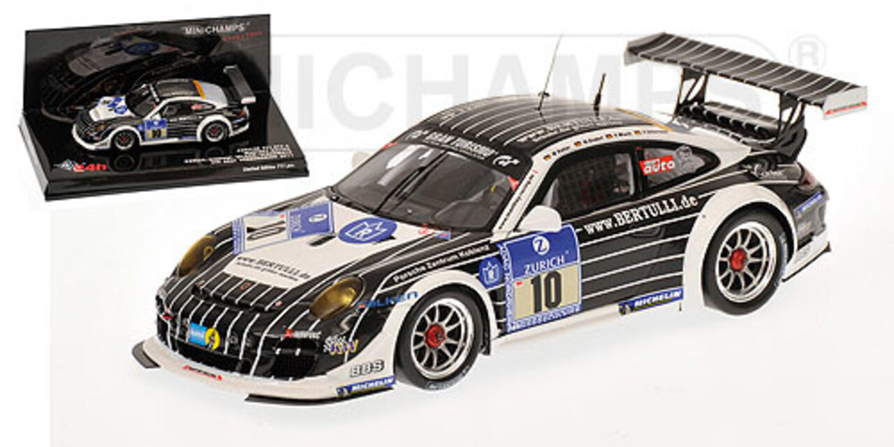 Porsche Porsche 911 GT3 R #10 24h ADAC Nürburgring 2011 - 1:43 - Minichamps Porsche Porsche 911 GT3 R #10 24h ADAC Nürburgring 2011 - 1:43 - Minichamps