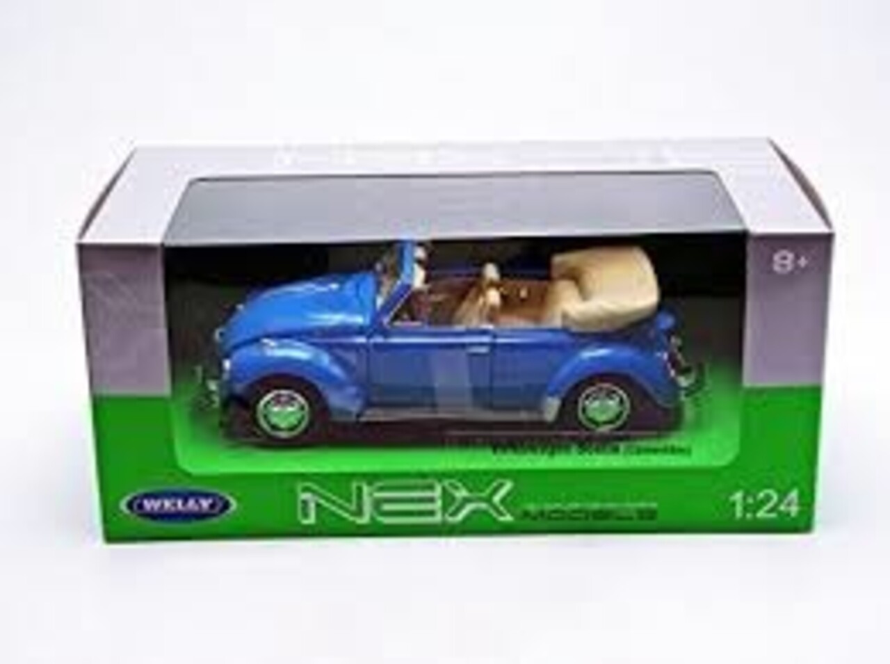 Volkswagen Volkswagen Beetle Cabrio 1960 - 1:24 - Welly Volkswagen Volkswagen Beetle Cabrio 1960 - 1:24 - Welly