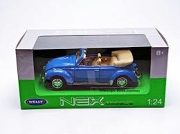 Volkswagen Volkswagen Beetle Cabrio 1960 - 1:24 - Welly Volkswagen Volkswagen Beetle Cabrio 1960 - 1:24 - Welly