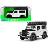 Land Rover Land Rover Defender Off Road + Roof Rack -1:24 - Welly