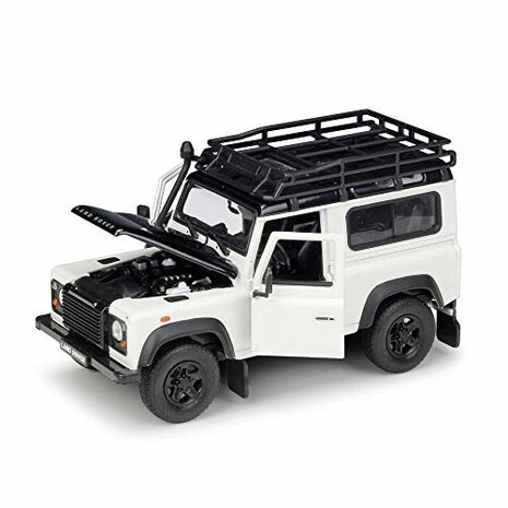 Land Rover Land Rover Defender Off Road + Roof Rack -1:24 - Welly