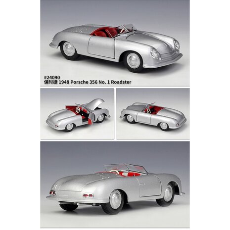 Porsche Porsche 356 #1 Roadster 1948 - 1:24 - Welly Porsche Porsche 356 #1 Roadster 1948 - 1:24 - Welly