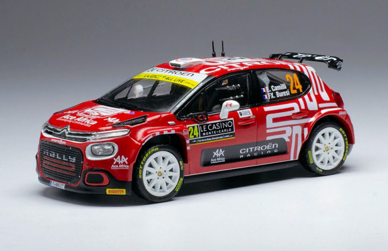 Citroen Citroën C3 Rally 2 #24 Rally WM Rally Monte Carlo 2021 - 1:43 - IXO Models