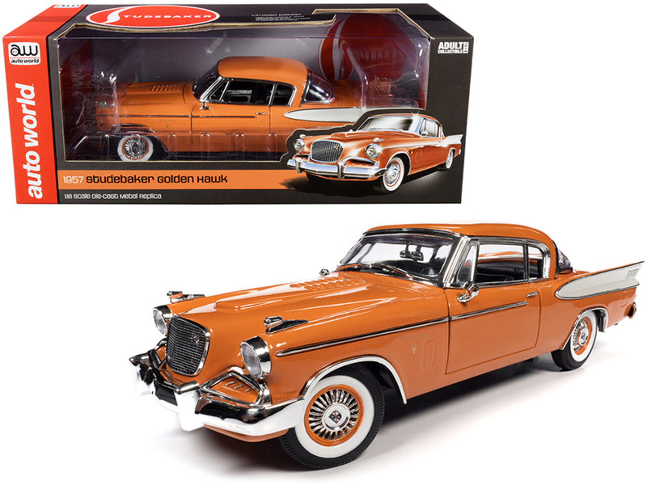 Studebaker Studebaker Golden Hawk 1957 - 1:18 - Auto World Studebaker Studebaker Golden Hawk 1957 - 1:18 - Auto World