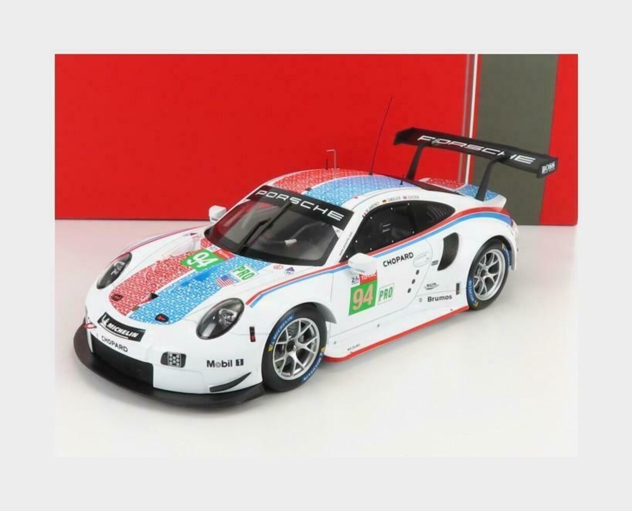 Porsche Porsche 911/991 RSR 4.0L Flat-6 #94 GT Team 24H Le Mans 2019 - 1:18 - IXO Models Porsche Porsche 911/991 RSR 4.0L Flat-6 #94 GT Team 24H Le Mans 2019 - 1:18 - IXO Models