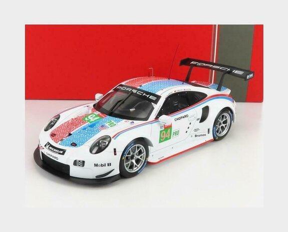 Porsche Porsche 911/991 RSR 4.0L Flat-6 #94 GT Team 24H Le Mans 2019 - 1:18 - IXO Models Porsche Porsche 911/991 RSR 4.0L Flat-6 #94 GT Team 24H Le Mans 2019 - 1:18 - IXO Models
