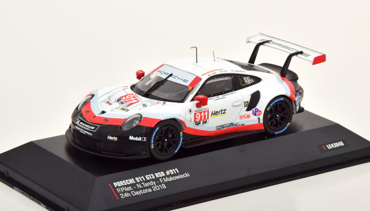 Porsche Porsche 911/991 RSR #911 Porsche GT Team 24H Daytona 2018 - 1:43 - IXO Models