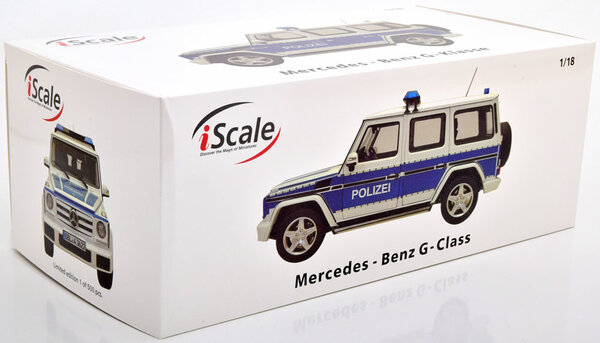 Mercedes-Benz Mercedes-Benz G-Class 'Polizei' - 1:18 - iScale