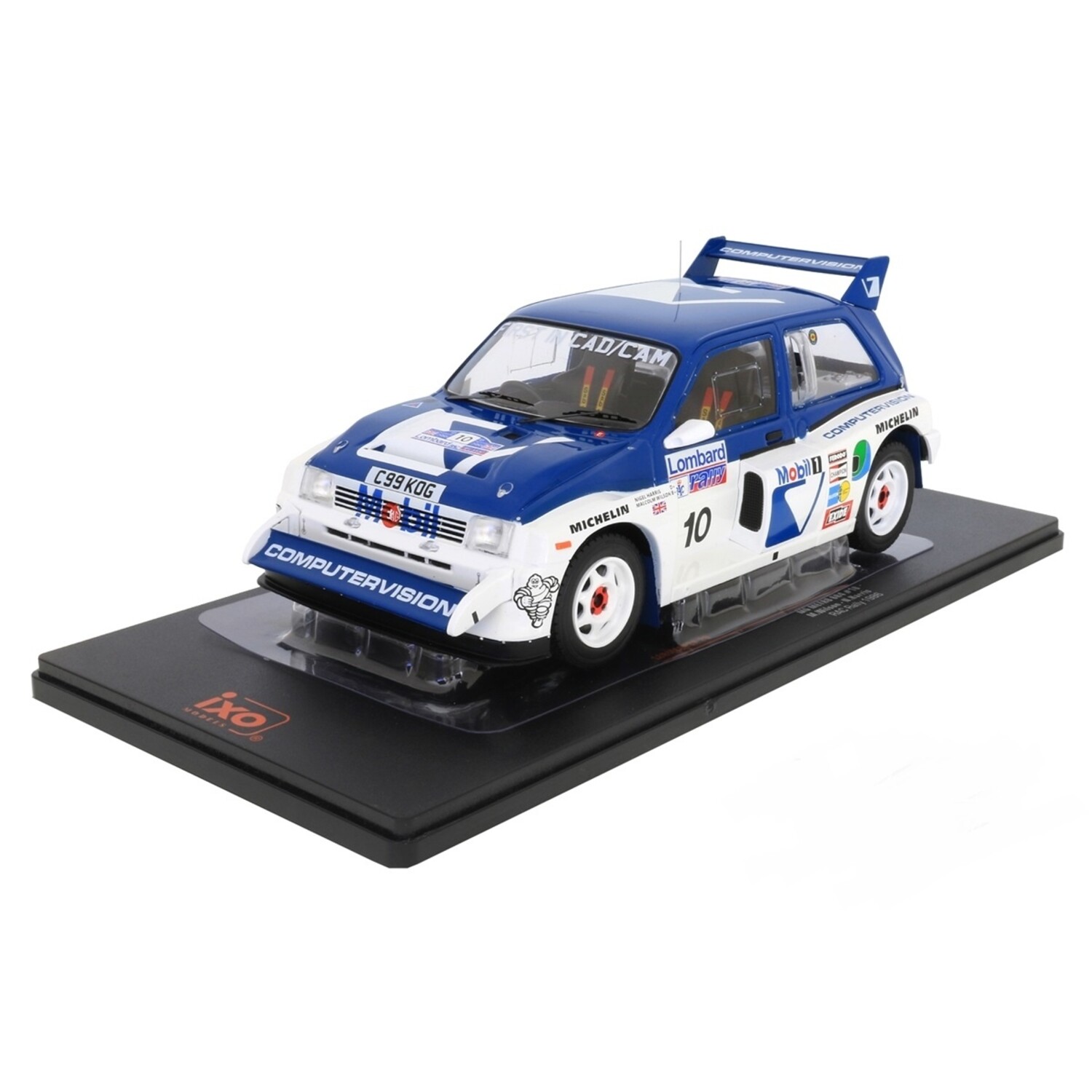 Miniature MG Métro 6R4 #4 RAC Rallye 1986 IXOMODELS IXO18RMC068B.20