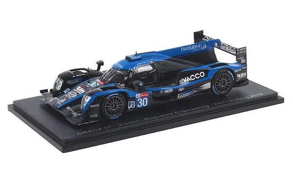 Oreca Oreca 07 Gibson 4.2L V8 #30 Team Duqueine Engineering 24h Le Mans 2019 - 1:43 - Spark Oreca Oreca 07 Gibson 4.2L V8 #30 Team Duqueine Engineering 24h Le Mans 2019 - 1:43 - Spark
