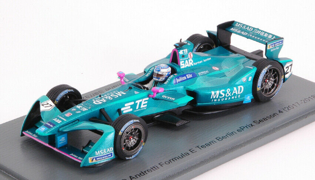 Formule E MS&AD Andretti ATEC-2 #27 Team Andretti  Berlin ePrix Formula E Season 4  (2017-2018) - 1:43 - Spark