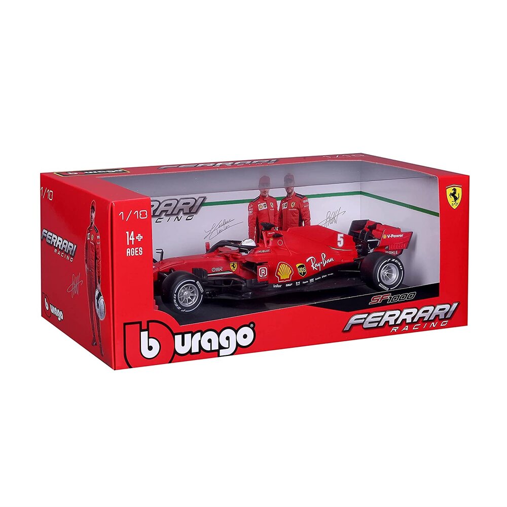 Formule 1 Ferrari SF1000 #5 S. Vettel Austrian GP 2020 - 1:18 - Bburago