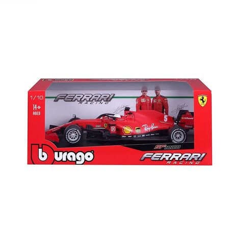Formule 1 Ferrari SF1000 #5 S. Vettel Austrian GP 2020 - 1:18 - Bburago