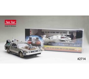 DeLorean DeLorean DMC 12 Railroad DeLorean 'Back to the Future III' - 1:18 - Sun Star DeLorean DeLorean DMC 12 Railroad DeLorean 'Back to the Future III' - 1:18 - Sun Star