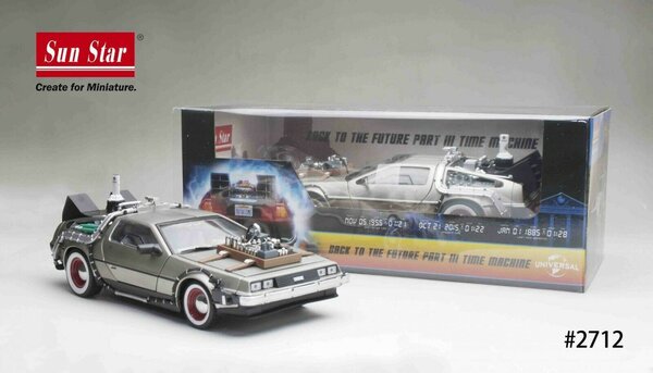 DeLorean DeLorean DMC 12  'Back to the Future III' - 1:18 - Sun Star DeLorean DeLorean DMC 12  'Back to the Future III' - 1:18 - Sun Star