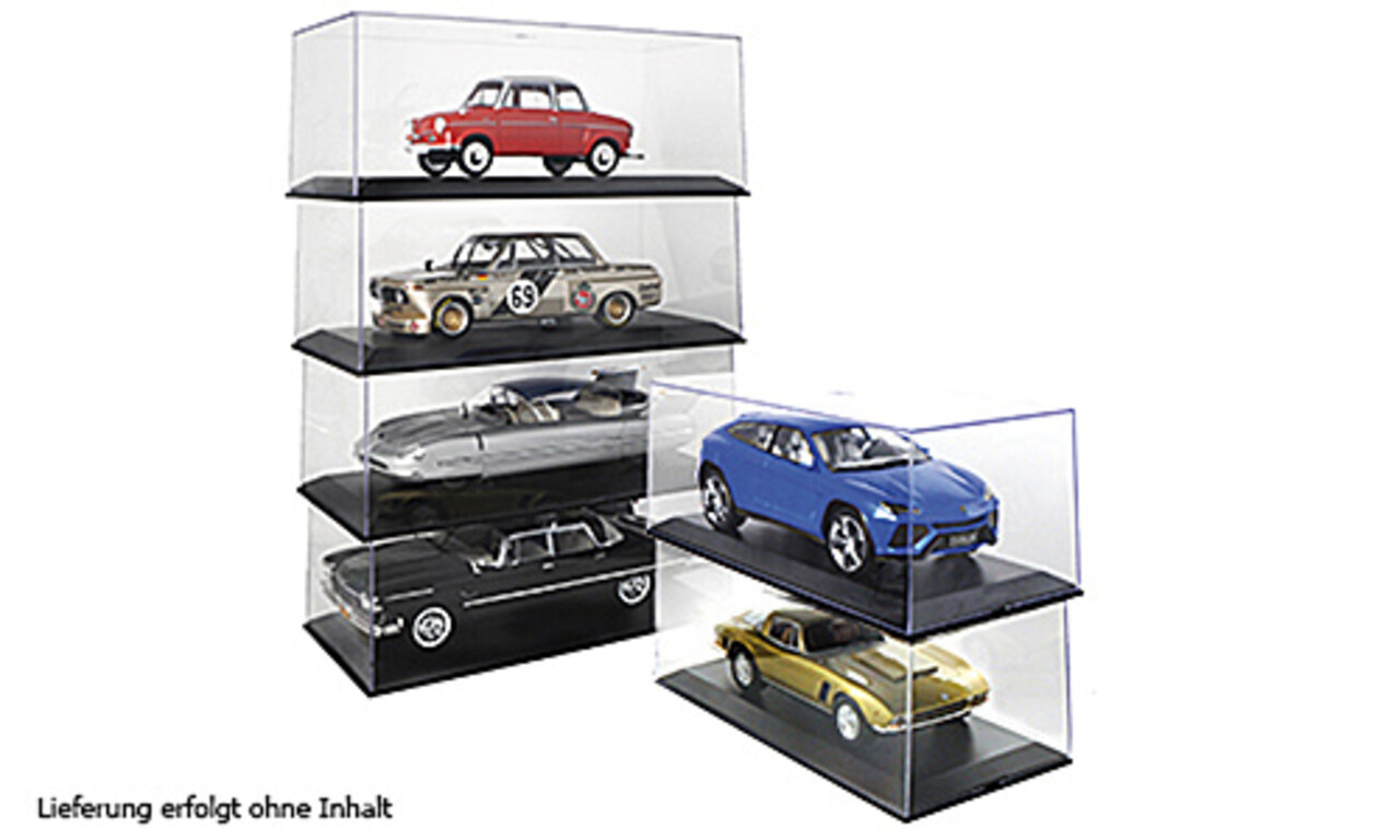 Kunststof Vitrine (6x) - 1:18 - Modelcar Group