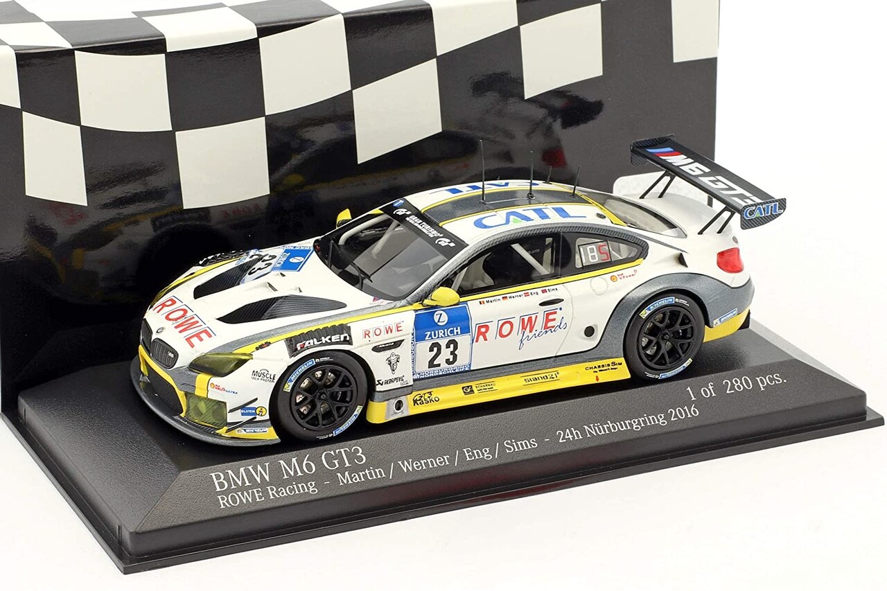 BMW BMW M6 GT3 #23 ROWE Racing 24h Nürburgring 2016 - 1:43 - Minichamps