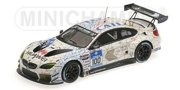 BMW BMW M6 GT3 #100 Schubert Motorsport 24h Nürburgring 2016 - 1:43 - Minichamps