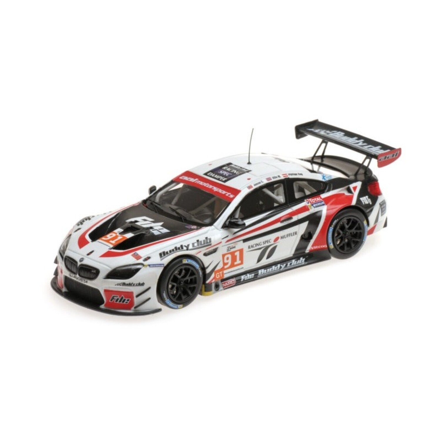 ミニカー MINICHAMPS BMW M6 GT3 2016 1/43 Minichamps 155162699 2016 BMW M6 GT3 No.99 Martin, Eng