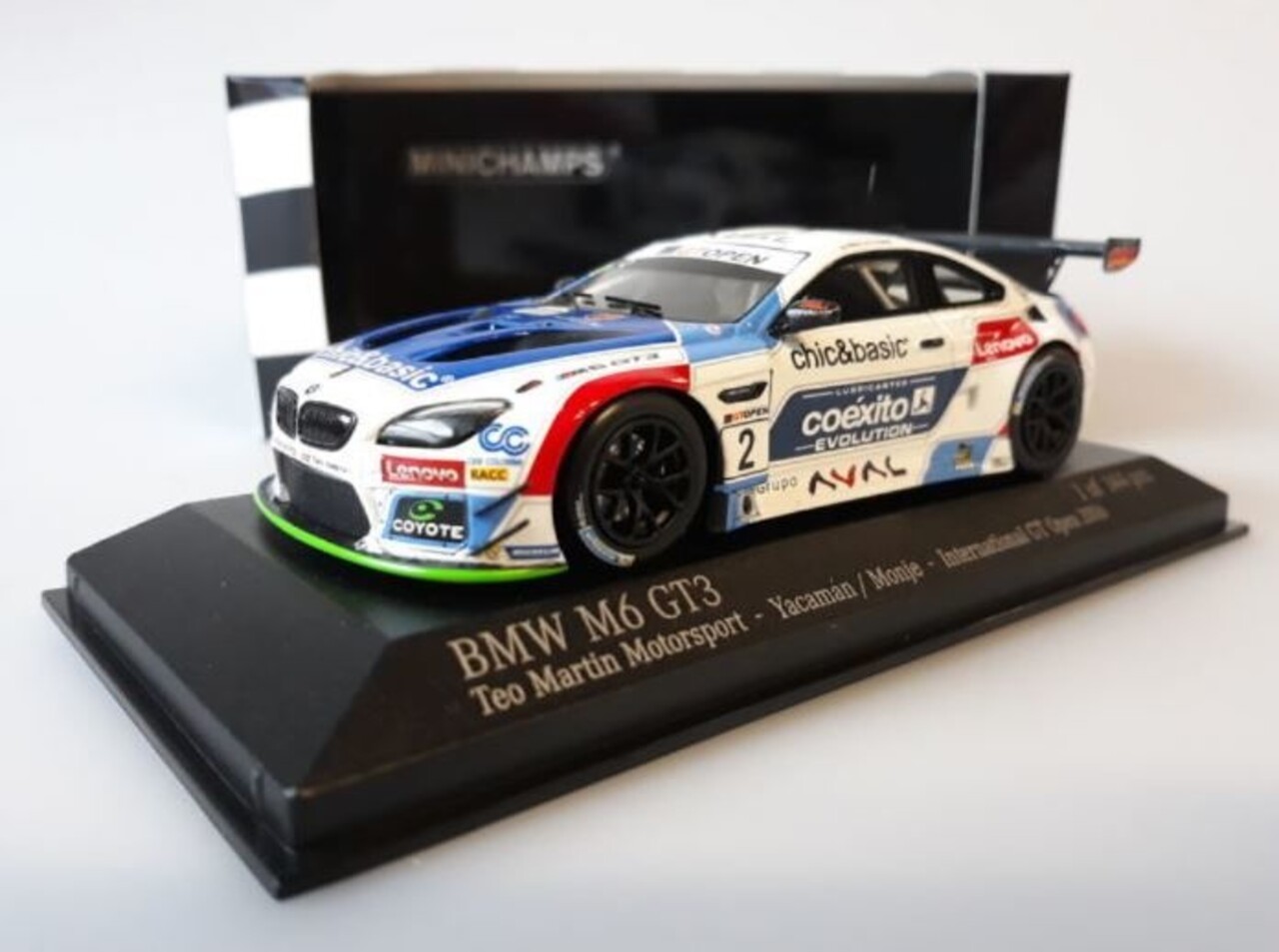 BMW BMW M6 GT3 #2 Teo Martin Motorsport International GT Open 2016 - 1:43 - Minichamps