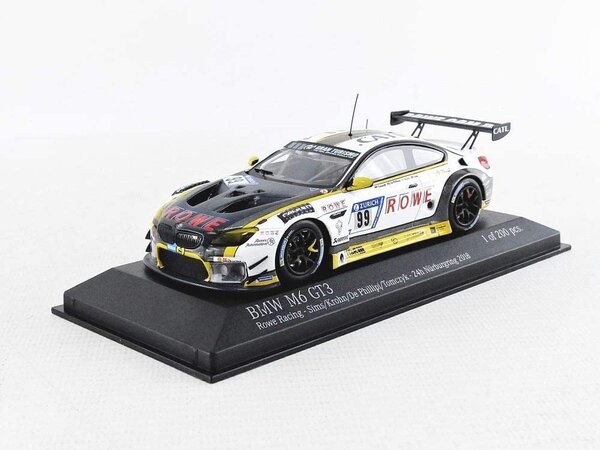 BMW BMW M6 GT3 #99 Rowe Racing 24h Nürburgring 2018 - 1:43 - Minichamps BMW BMW M6 GT3 #99 Rowe Racing 24h Nürburgring 2018 - 1:43 - Minichamps
