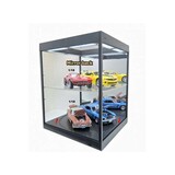 LED Lighted Display Case + Rotary Table + Adjustable Shelf - K.C. Display Cases LED Lighted Display Case + Rotary Table + Adjustable Shelf - K.C. Display Cases