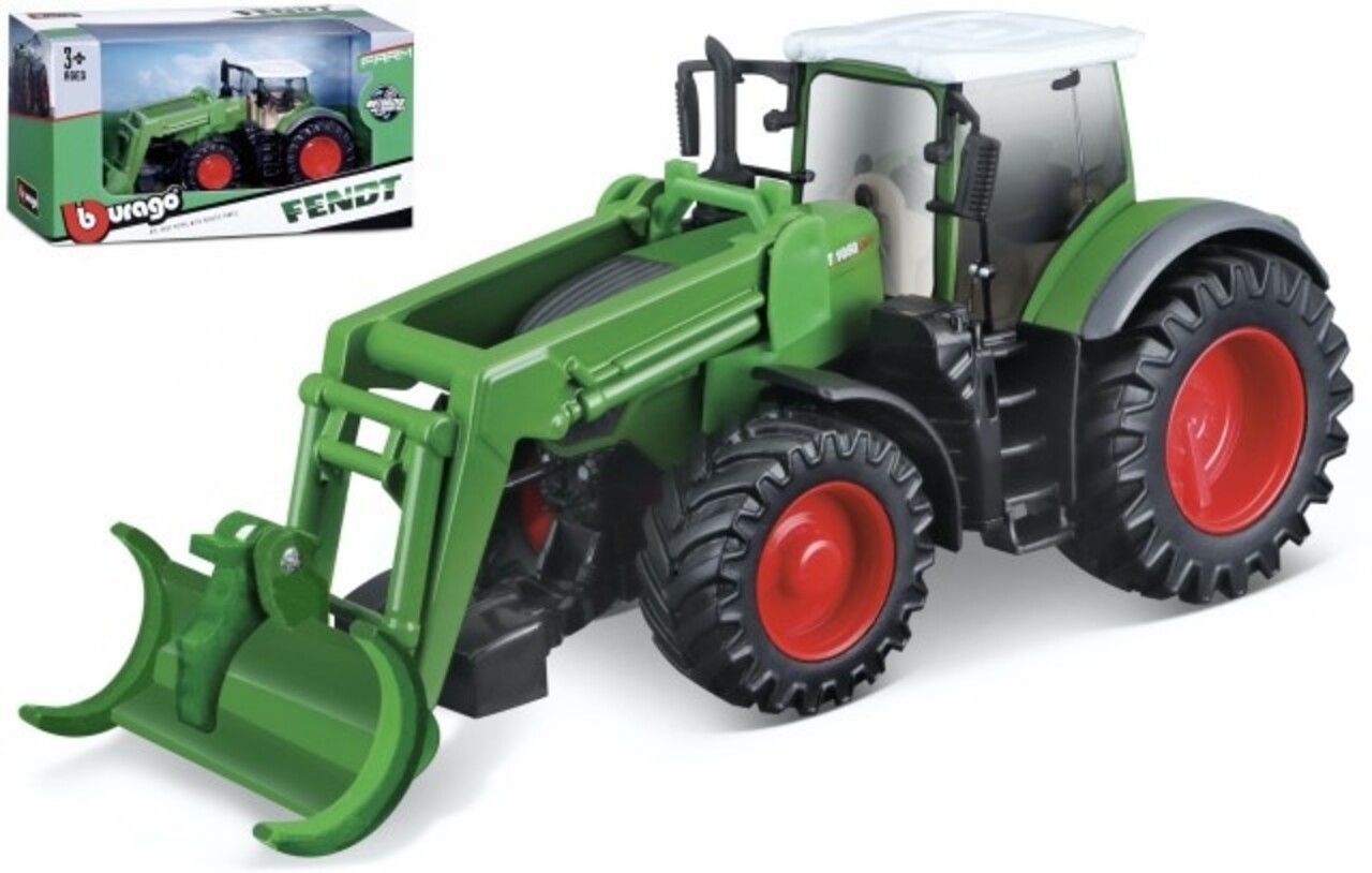 Fendt Fendt Vario 1050 Tractor + Front Logging Grab 2016 - 1:50 - Bburago Fendt Fendt Vario 1050 Tractor + Front Logging Grab 2016 - 1:50 - Bburago