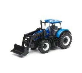 New Holland New Holland T7.315 Tractor +Front Loader Scraper 2018 - 1:50 - Bburago New Holland New Holland T7.315 Tractor +Front Loader Scraper 2018 - 1:50 - Bburago