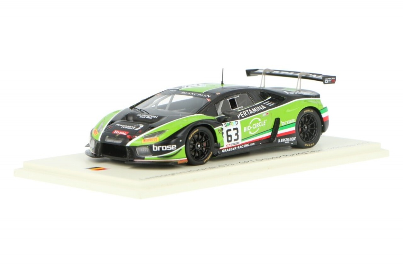 Lamborghini Lamborghini Huracán GT3 GRT Grasser Racing Team #63 24H Spa 2017 - 1:43 - Spark Lamborghini Lamborghini Huracán GT3 GRT Grasser Racing Team #63 24H Spa 2017 - 1:43 - Spark