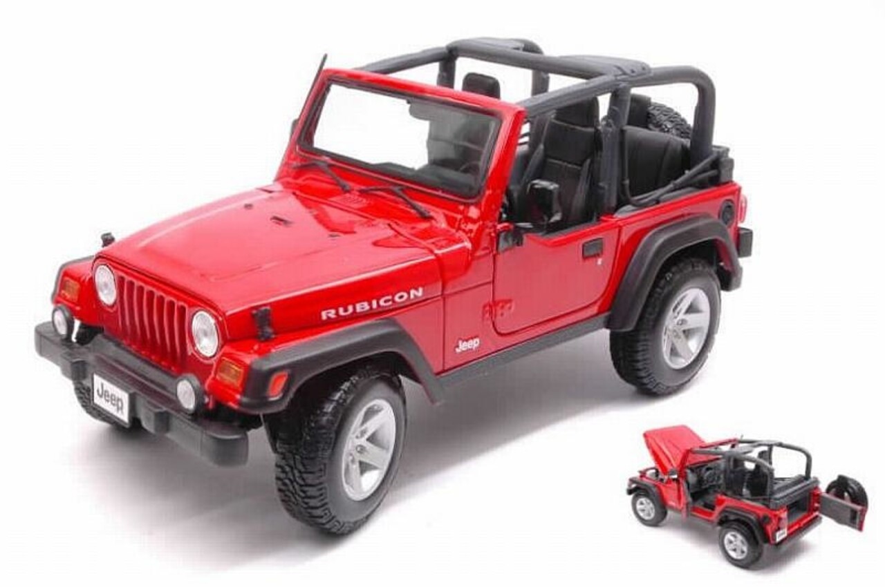 Jeep Jeep Wrangler Rubicon Open - 1:18 - Maisto Jeep Jeep Wrangler Rubicon Open - 1:18 - Maisto