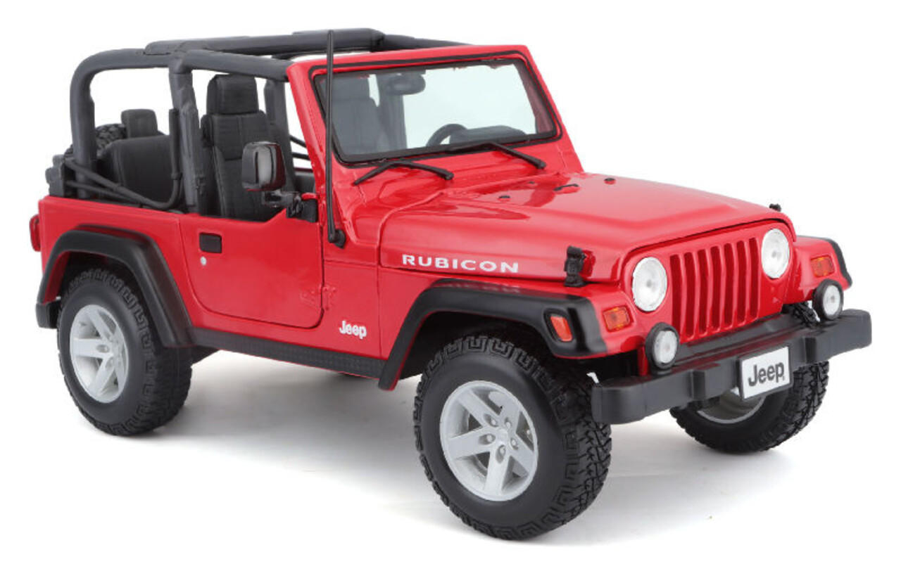 Jeep Jeep Wrangler Rubicon Open - 1:18 - Maisto Jeep Jeep Wrangler Rubicon Open - 1:18 - Maisto
